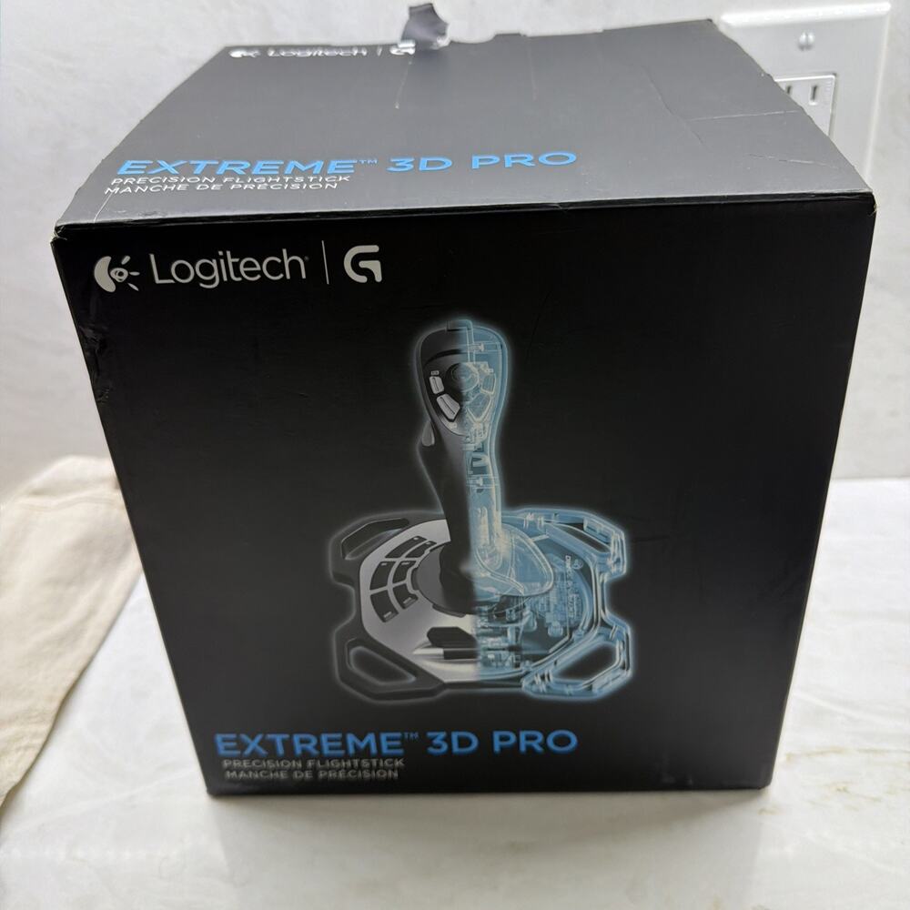Logitech G Extreme 3D Pro Joystick USB Game Controller J-UK17 Fully Tested Works - Picture 8 of 11